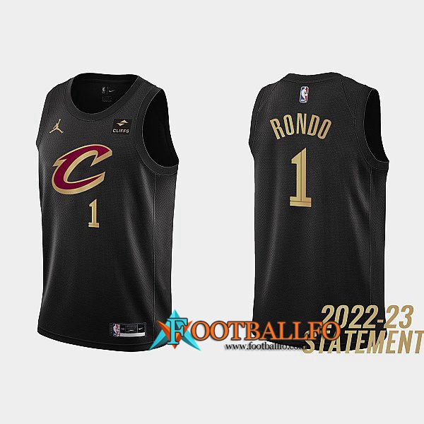 Camisetas Cleveland Cavaliers (RONDO #1) 2022/23 Negro