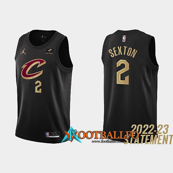 Camisetas Cleveland Cavaliers (SEXTON #2) 2022/23 Negro