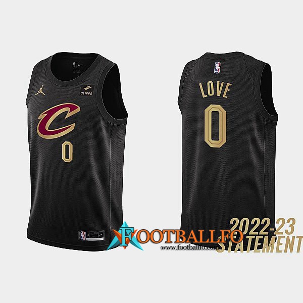 Camisetas Cleveland Cavaliers (LOVE #0) 2022/23 Negro