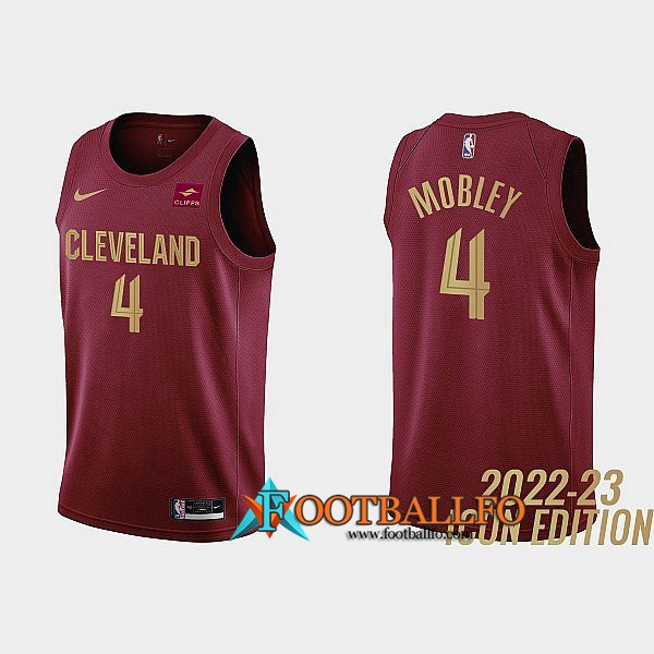 Camisetas Cleveland Cavaliers (MOBLEY #4) 2022/23 Rojo Foncé