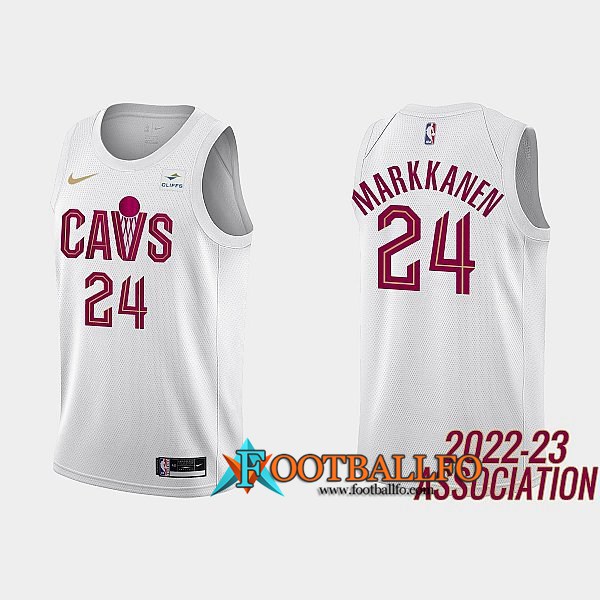 Camisetas Cleveland Cavaliers (MARKKANEN #24) 2022/23 Blanco