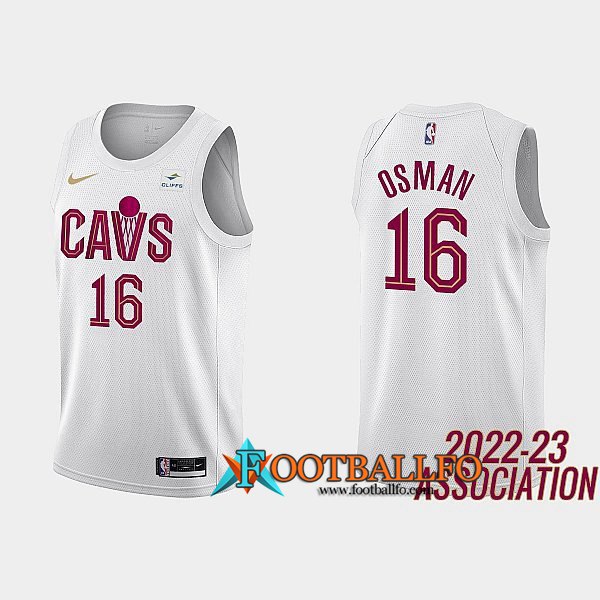 Camisetas Cleveland Cavaliers (OSMAN #16) 2022/23 Blanco