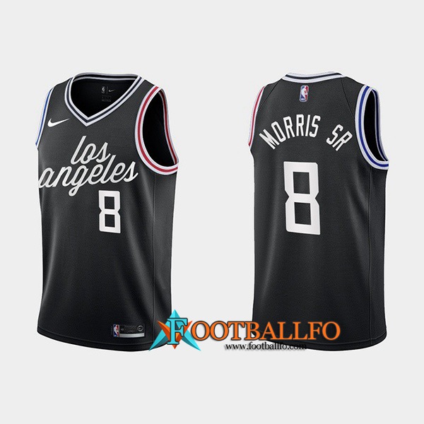 Camisetas Los Angeles Clippers (MORRIS SR #8) 2022/23 Negro