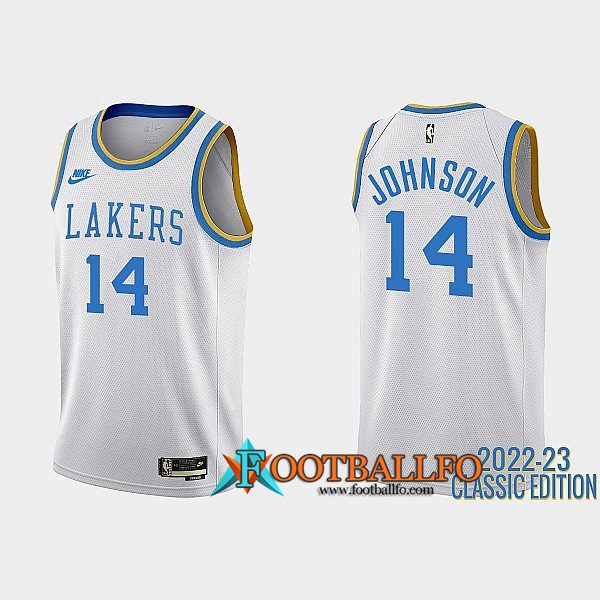 Camisetas Los Angeles Lakers (JOHNSON #14) 2022/23 Blanco