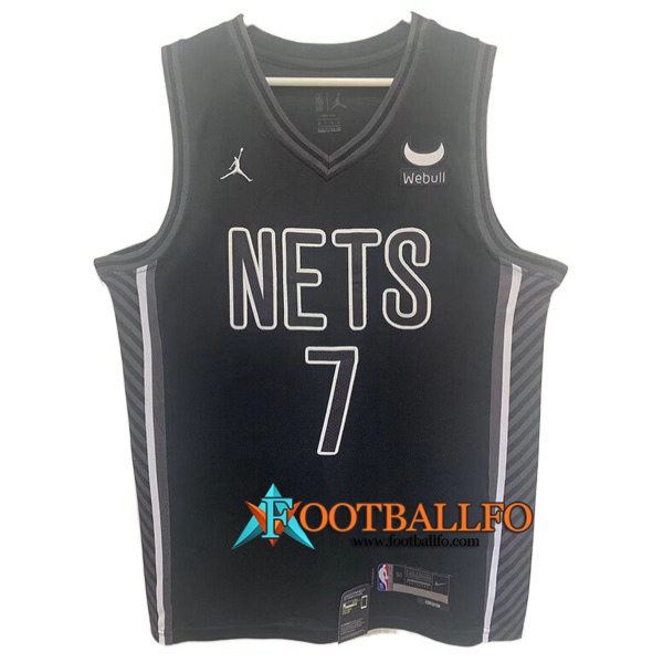 Camisetas Brooklyn Nets (DURANT #7) 2022/23 Negro