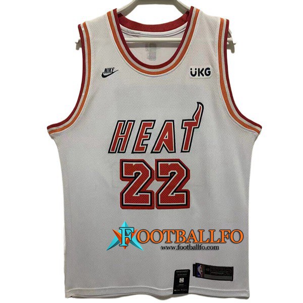 Camisetas Miami Heat (BUTLER #22) 2022/23 Blanco