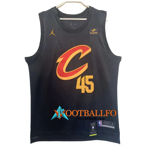 Camisetas Cleveland Cavaliers (MITCHELL #45) 2022/23 Negro