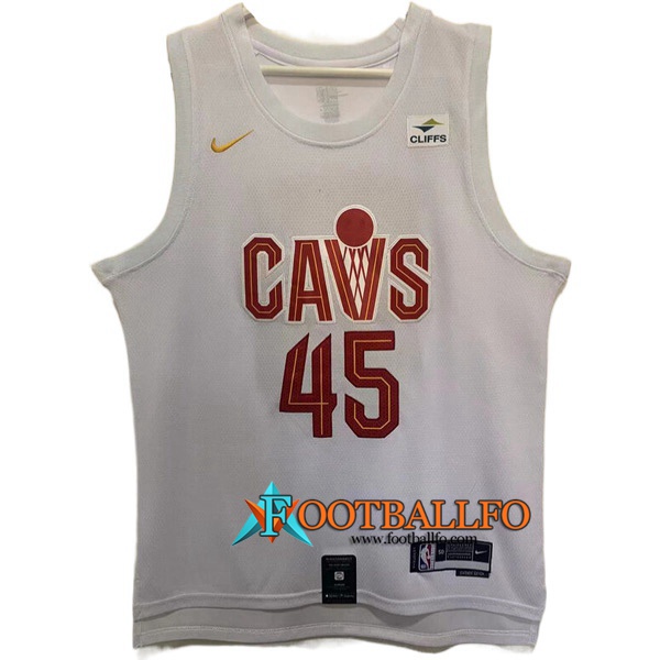 Camisetas Cleveland Cavaliers (MITCHELL #45) 2022/23 Blanco