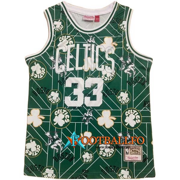 Camisetas Boston Celtics (BIRD #33) 2022/23 Verde