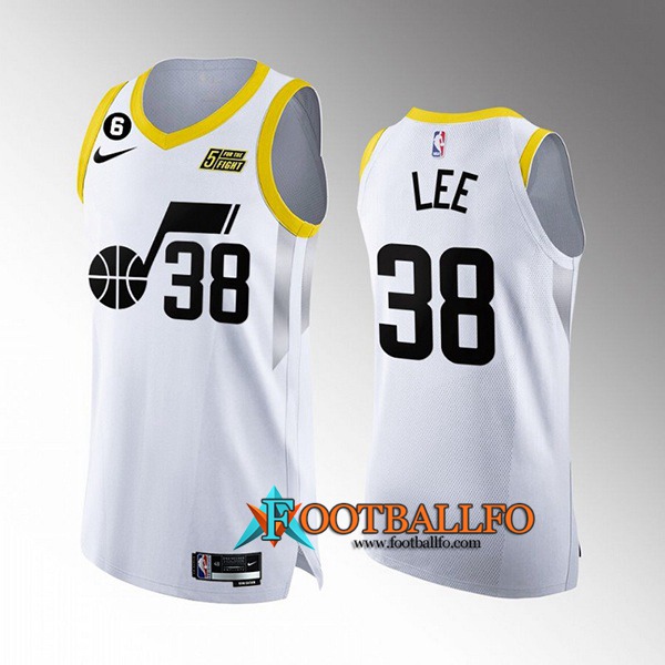 Camisetas Utah Jazz (LEE #38) 2022/23 Blanco