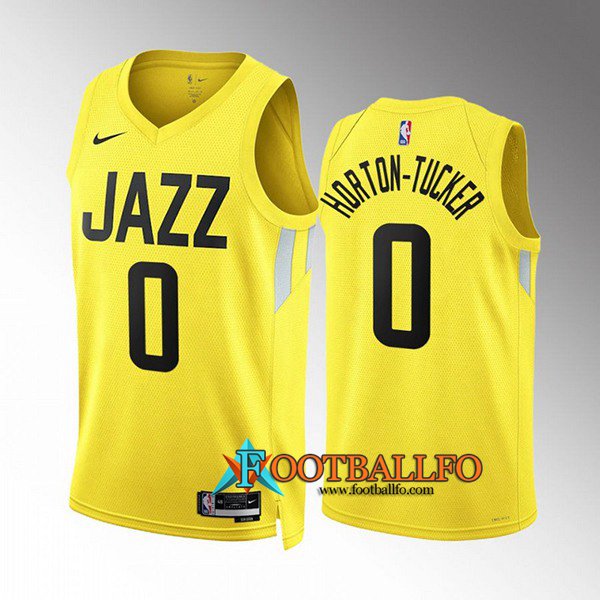 Camisetas Utah Jazz (HORTON-TUCKER #0) 2022/23 Amarillo