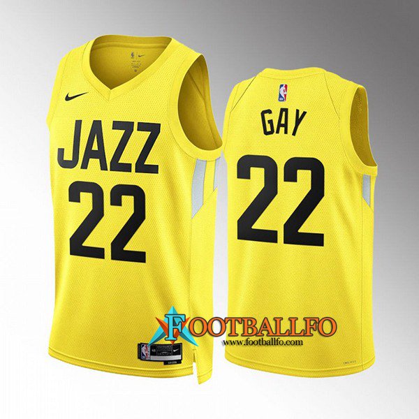 Camisetas Utah Jazz (GAY #22) 2022/23 Amarillo