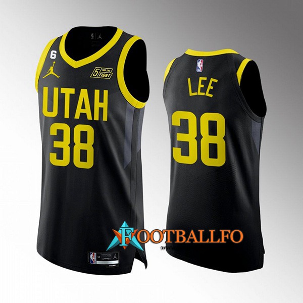 Camisetas Utah Jazz (LEE #38) 2022/23 Negro