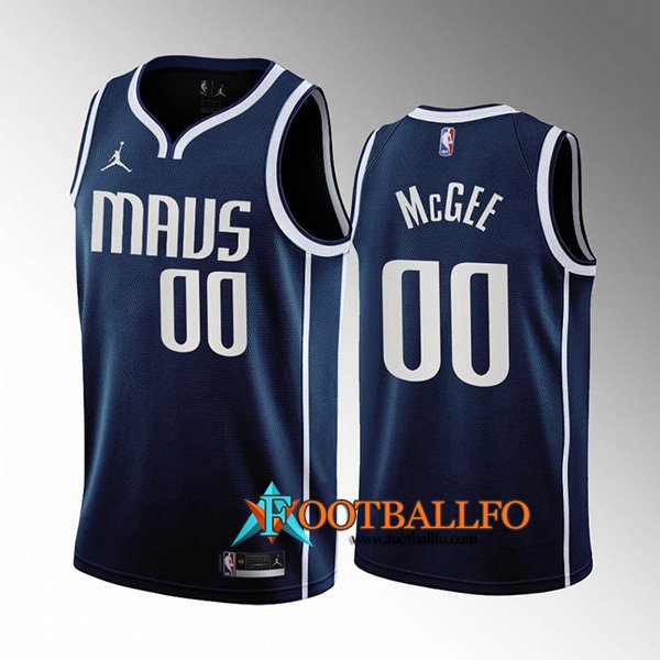 Camisetas Dallas Mavericks (McGEE #00) 2022/23 Azul marino