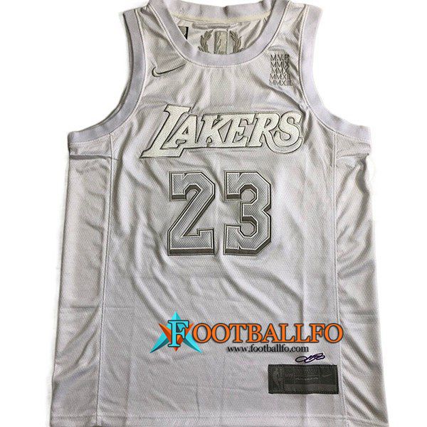 Camisetas Los Angeles Lakers (JAMES #23) 2022/23 Blanco