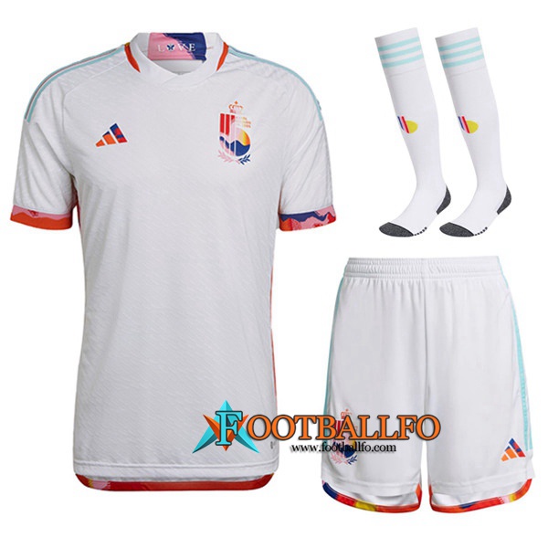 Camisetas De Futbol Bélgica Segunda (Cortos + Calcetines) 2022/2023