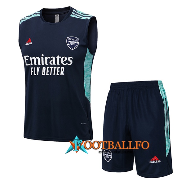 Camiseta Entrenamiento + Cortos Arsenal Azul marino 2022/2023