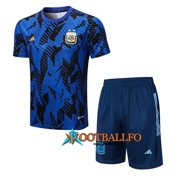 Camiseta Entrenamiento + Cortos Argentina Azul 2022/2023