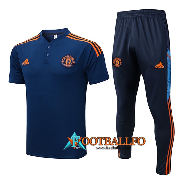 Camiseta Polo Manchester United Azul marino 2022/2023
