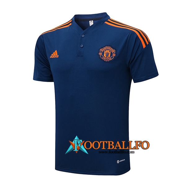 Camiseta Polo Manchester United Azul marino 2022/2023