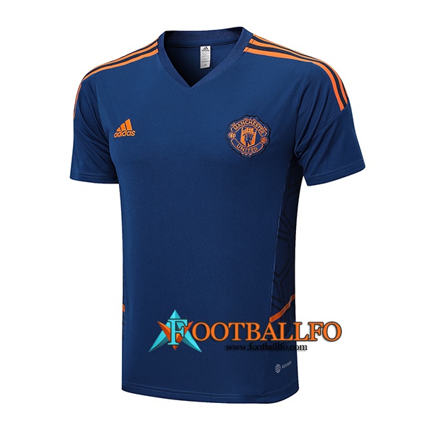 Camiseta Entrenamiento Manchester United Azul marino 2022/2023