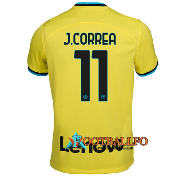 Camisetas De Futbol Inter Milan (J.CORREA #11) 2022/2023 Tercera