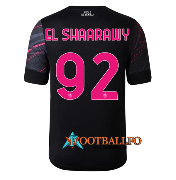 Camisetas De Futbol AS Roma (EL SHAARAWY #92) 2022/2023 Tercera
