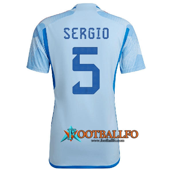 Camiseta Equipo Nacional España (SERGIO #5) 2022/2023 Segunda