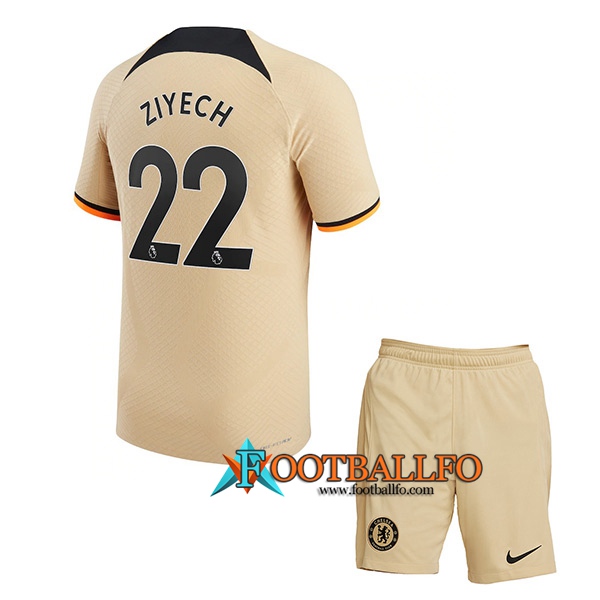 Camisetas De Futbol Chelsea (ZIYECH #22) Ninos Tercera 2022/2023