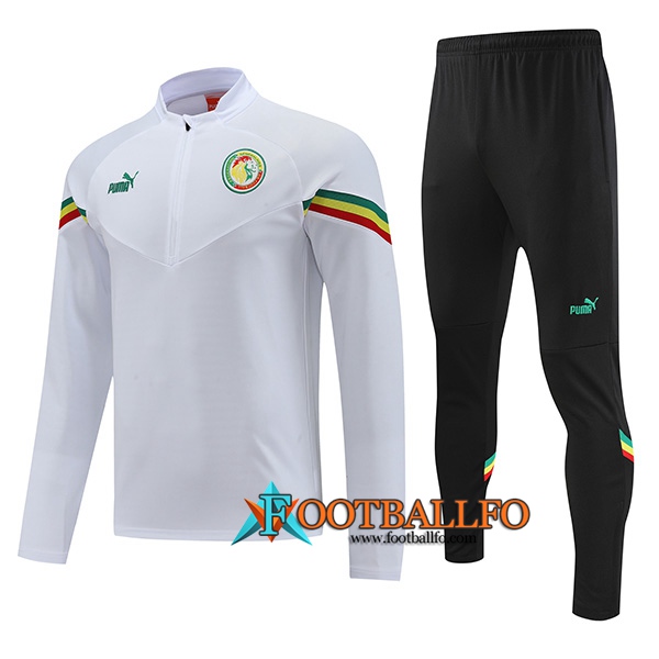 Chandal Equipos De Futbol Sénégal Blanco 2022/2023