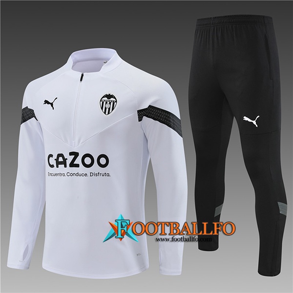 Chandal Equipos De Futbol Valencia Enfant Blanco 2022/2023