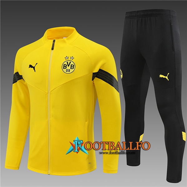 Chandal Equipos De Futbol - Chaqueta Dortmund Enfant Amarillo 2022/2023