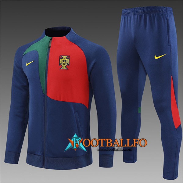 Chandal Equipos De Futbol - Chaqueta Portugal Enfant Azul marino 2022/2023