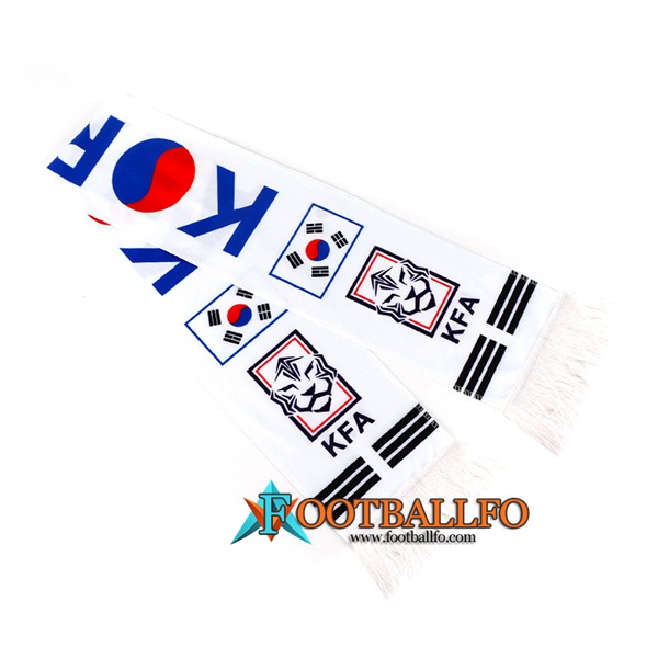 Nueva pañuelos Copa Del Mundo 2022 Corea Blanco