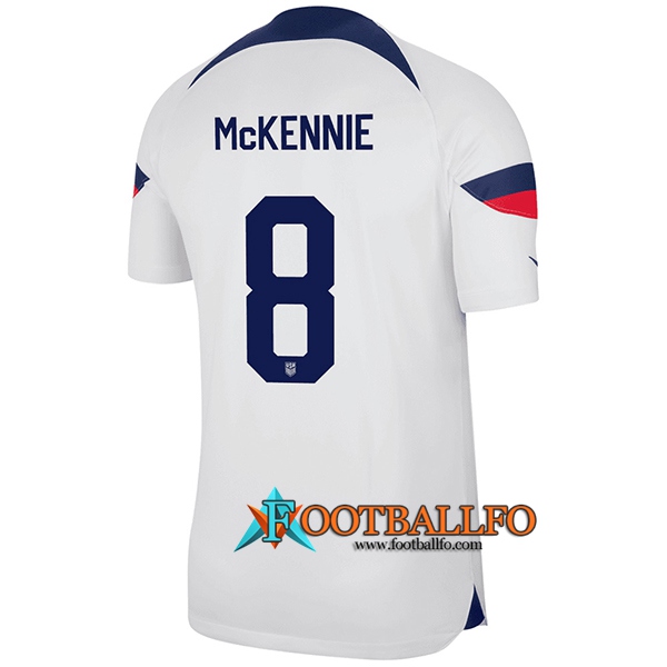 Camisetas De Futbol Estados Unidos (McKENNIE #8) Copa Del Mundo 2022 Primera