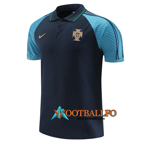 Camiseta Polo Portugal Azul Marine 2022/2023 -02