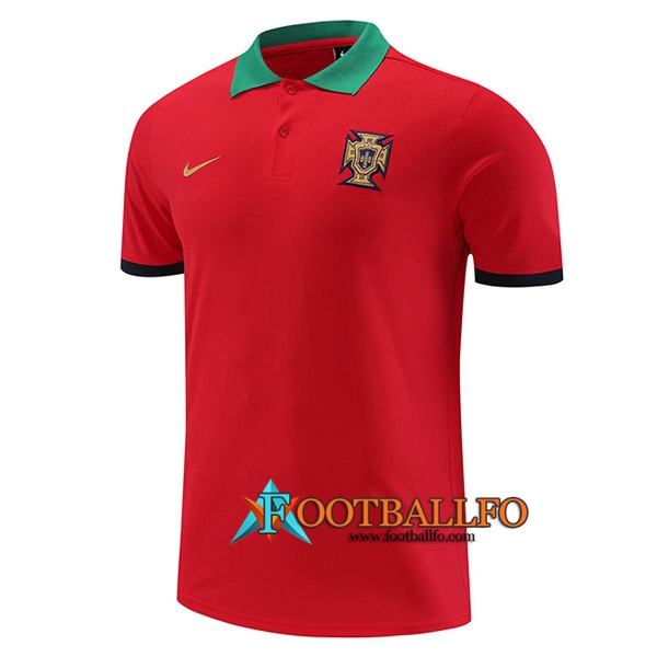 Camiseta Polo Portugal Rojo 2022/2023 -02