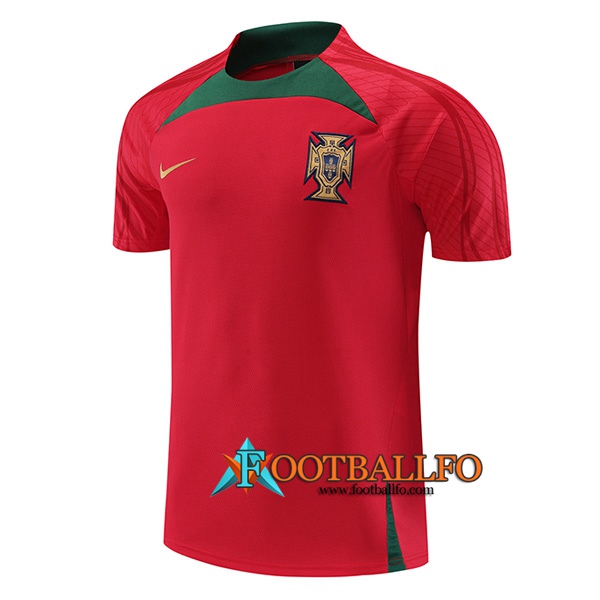 Camiseta Entrenamiento Nike Portugal Rojo 2022/2023