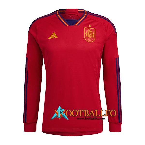 Nueva Camiseta Equipo Nacional España Primera Manga Larga 2022/2023