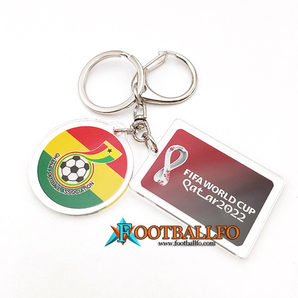 Nouvelle Titular de la clave Copa Del Mundo 2022 Ghana Rojo/Amarillo/Verde