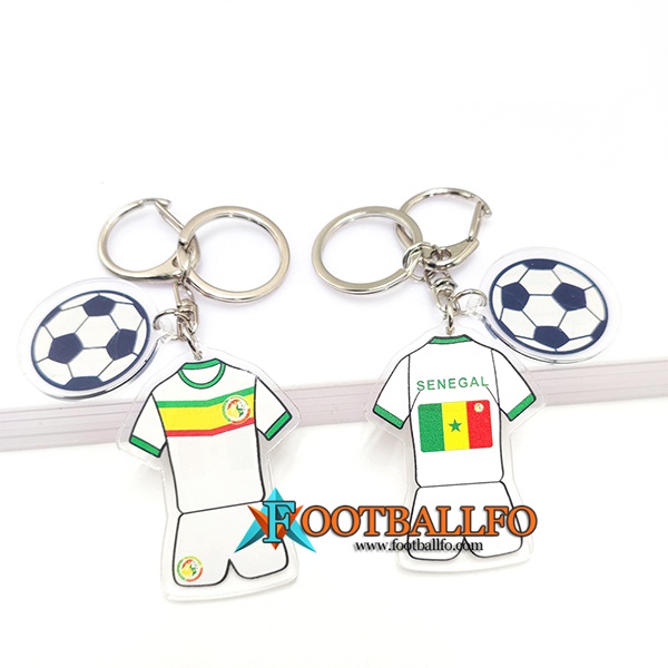 Nueva Titular de la clave futbol Copa Del Mundo 2022 Senegal Blanco