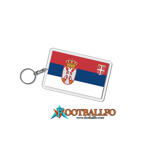 Nueva Titular de la clave Carré Copa Del Mundo 2022 Serbia Rojo/Blanco/Azul