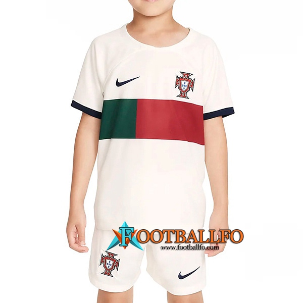 Camisetas De Futbol Portugal Ninos Segunda Copa Del Mundo 2022