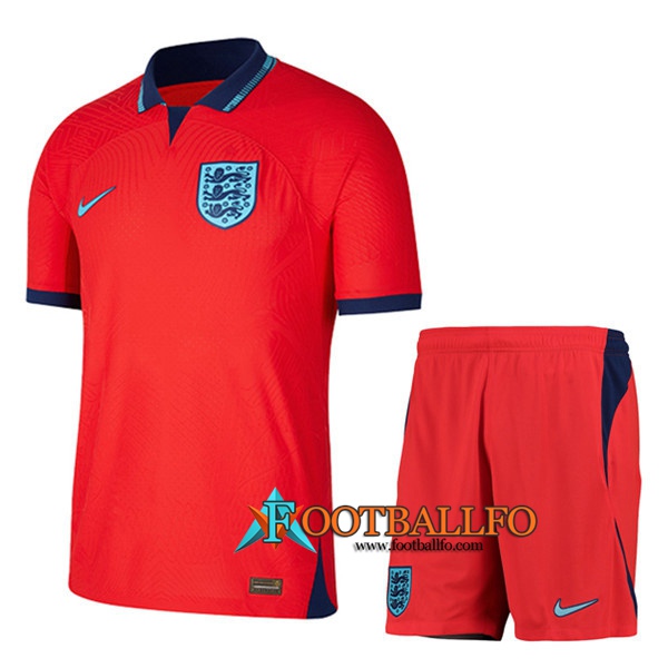 Camisetas De Futbol Inglaterra Ninos Segunda Copa Del Mundo 2022