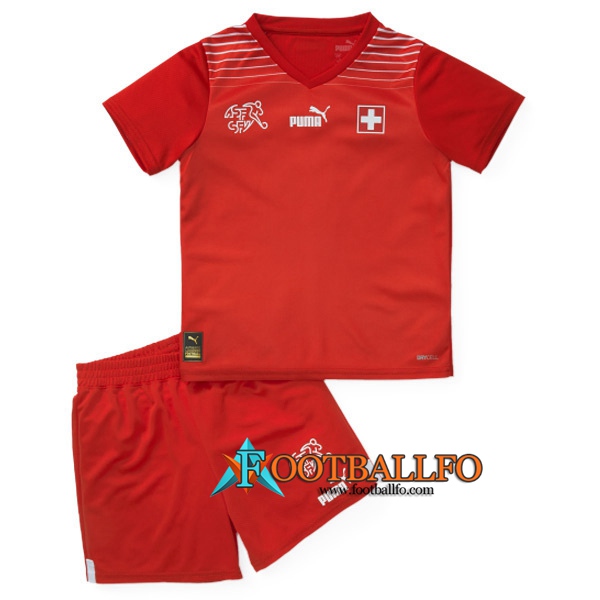 Camisetas De Futbol Suiza Ninos Primera Copa Del Mundo 2022