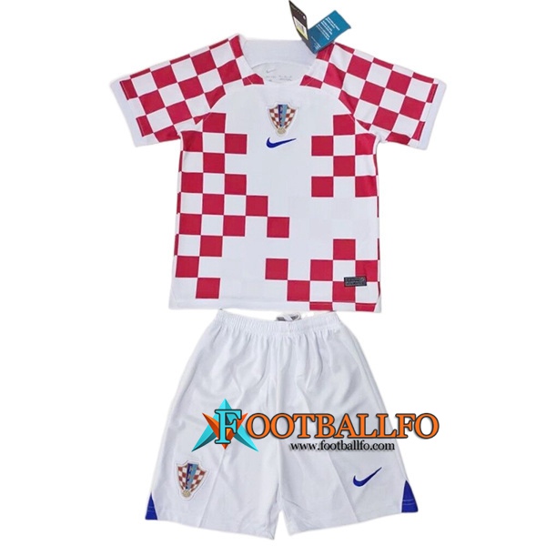 Camisetas De Futbol Croacia Ninos Primera Copa Del Mundo 2022