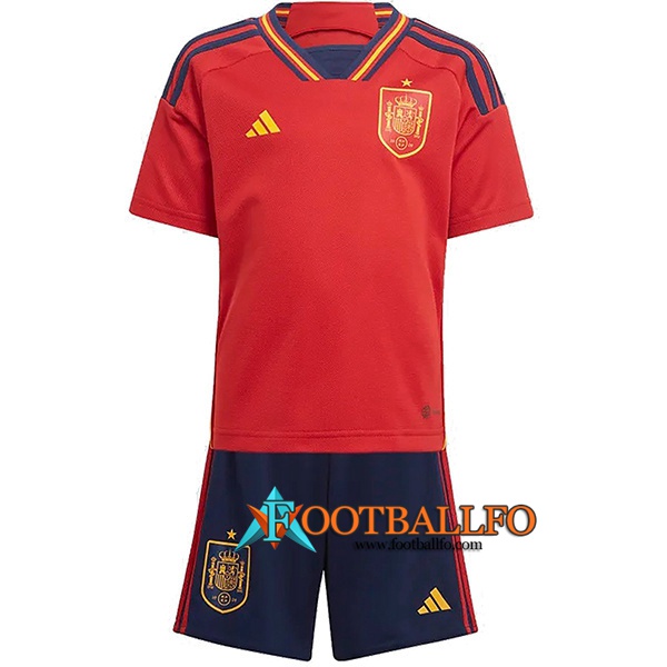 Camisetas De Futbol España Ninos Primera Copa Del Mundo 2022