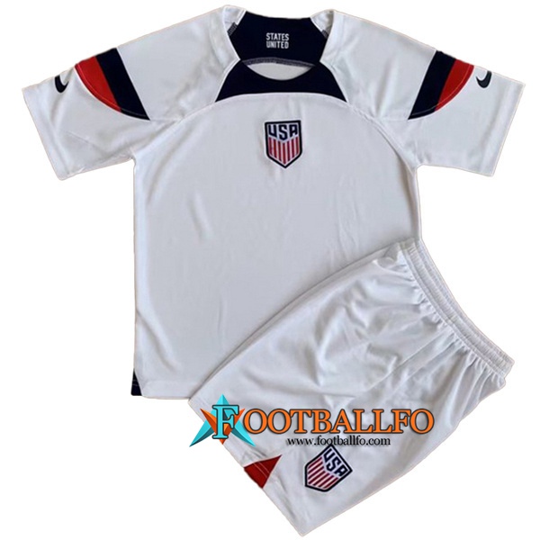 Camisetas De Futbol Estados Unidos Ninos Primera Copa Del Mundo 2022