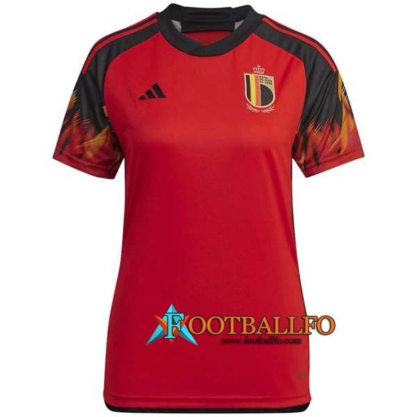 Camisetas De Futbol Bélgica Mujer Primera Copa Del Mundo 2022