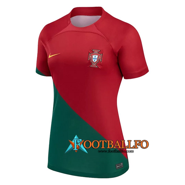 Camisetas De Futbol Portugal Mujer Primera Copa Del Mundo 2022